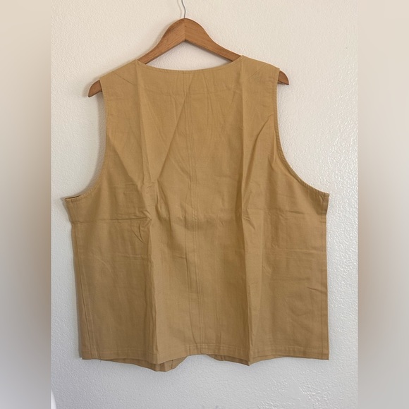 COPY - NWOT UNISEX FISHING CARGO VEST WITH THREE BUTTON POCKETS MEN Various Siz… - Picture 2 of 5
